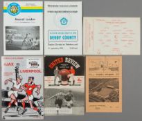 A collection of programmes mainly from the 1950s and 1960s, including England home and aways at full