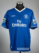 Damian Duff signed blue Chelsea no.11 home jersey, season 2003-04, Umbro, short-sleeved with