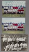 Signed England team colour photography, circa early 1960s, 3.5 by 5in. featuring England team