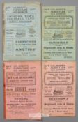 Four Swindon Town 1920s F.A. Cup tie home programmes, Blackburn Rovers 28th January 1922 (FAC2),