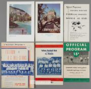 Programmes and epehemera relating to Fulham FC's tour of Canada in 1951, comprising programmes v