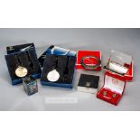 Selection of Arsenal FC corporate gifts, comprising Aquascutum Arsenal crest engraved silver-