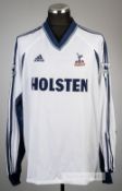 Darren Anderton white Tottenham Hotspur no.7 home jersey, season 2001-02, Adidas, long-sleeved