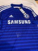 Cesc Fabregas signed blue Chelsea replica home jersey 2014-15, Adidas, short-sleeved with club crest
