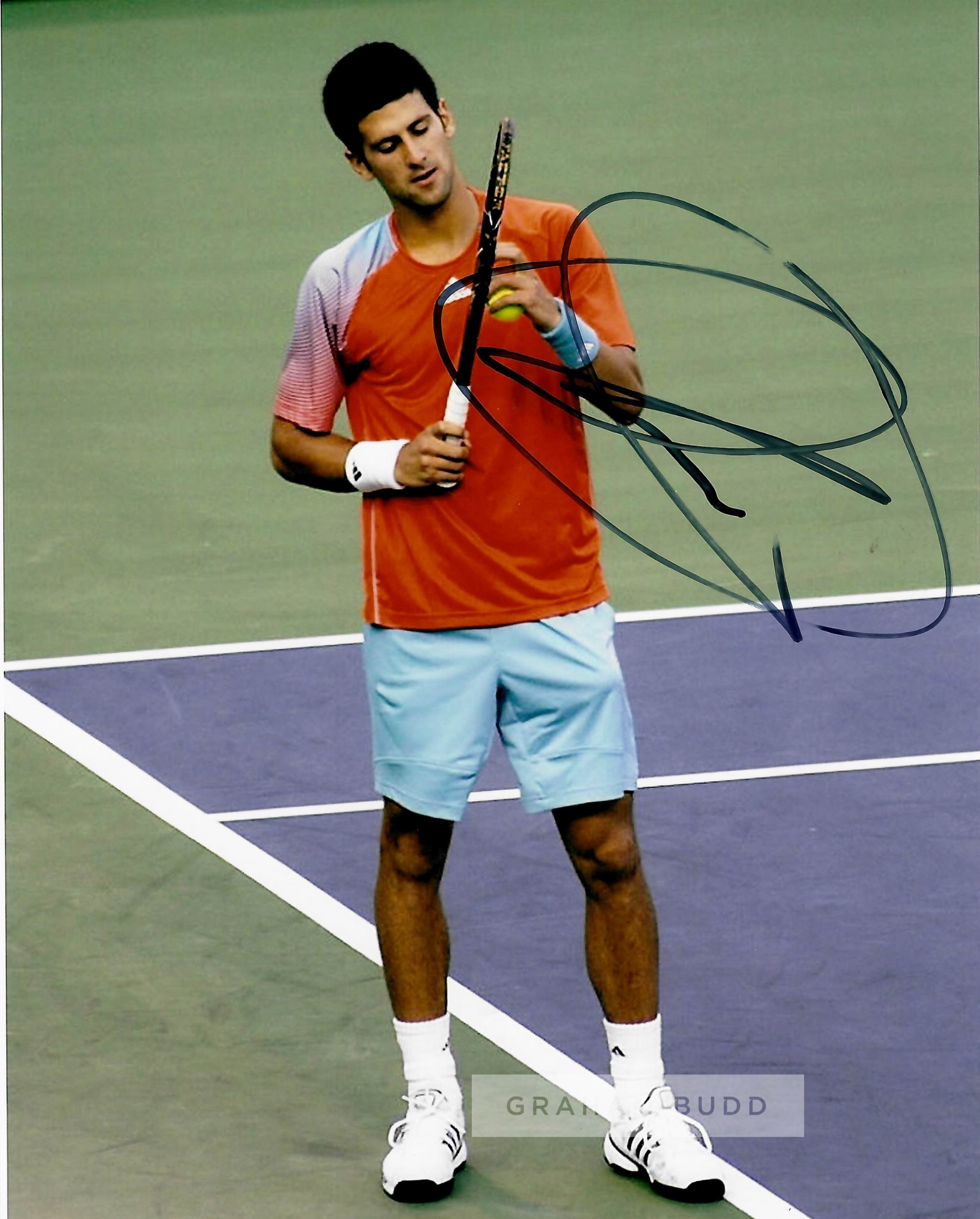 Collection of 11 signed photograph of tennis players from the men's game, including Roger Federer ( - Image 6 of 11