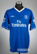 Robert Huth blue Chelsea no.29 home jersey, season 2004-05, Umbro, short-sleeved with BARCLAYS