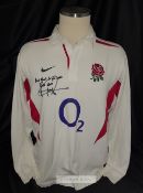 Jonny Wilkinson signed England 2003 six nations replica Rugby Shirt, the tournament prior to England