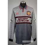 Eric Cantona "invisible grey" Manchester United No.7 away jersey season 1995-96,  Umbro, long-