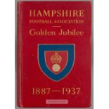 Hampshire Football Association Golden Jubilee 1887-1937 book, complied by W Pickford, and covers the