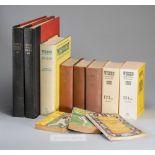 A collection of John Wisden's Cricketers' Almanacks, for 1949 to 2019, lacking only 1953,
