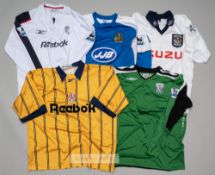 Three English clubs football jerseys for West Bromwich Albion, Coventry City and Wigan Athletic,