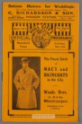Hull City v Mansfield Town programme 4th March 1933, F.L. Division Three (North) F.L. Division Two