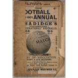 The Football Annual 1900-01, edited by Charles W. Alcock, published by Merritt & Hatcher Ltd.,