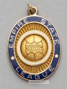 American soccer medal: Empire State League Baxter Cup winner's medal awarded to Flushing F.C.'s