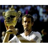 Sir Andy Murray (UK) signed tennis collection, including signed tennis ball, signed Wimbledon