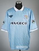 Dion Dublin blue Coventry City no.10 home jersey, season 1995-96,  Pony, short-sleeved with THE FA