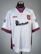 Frank Lampard white West Ham United no.18 away jersey, season 1998-99, Pony, short-sleeved with