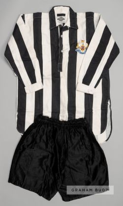 Black & white striped Newcastle United F.A. Cup final no.10 jersey v Arsenal, played at Wembley, 3rd