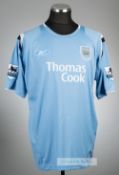 Steve McManaman blue Manchester City no.20 home jersey, season 2004-05, Reebok, short-sleeved with