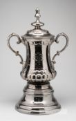 A superb full-size Portmeirion ceramic replica of the Football Association Challenge Cup circa 1980,