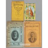 Four England v Australia Ashes cricket publications 1896 to 1909, The Australians in England 1896,