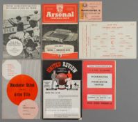 A good collection of 87 Manchester United programmes from the 1957-58 'Munich' season, comprising: