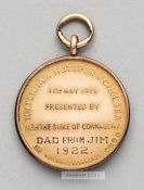 Two medals awarded to Tottenham Hotspur's Jimmy Skinner,  comprising Royal Military College medal