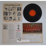 Liverpool FC signed 12” vinyl record “The Kop Choir” Liverpool Club's Own Football Sound, actual