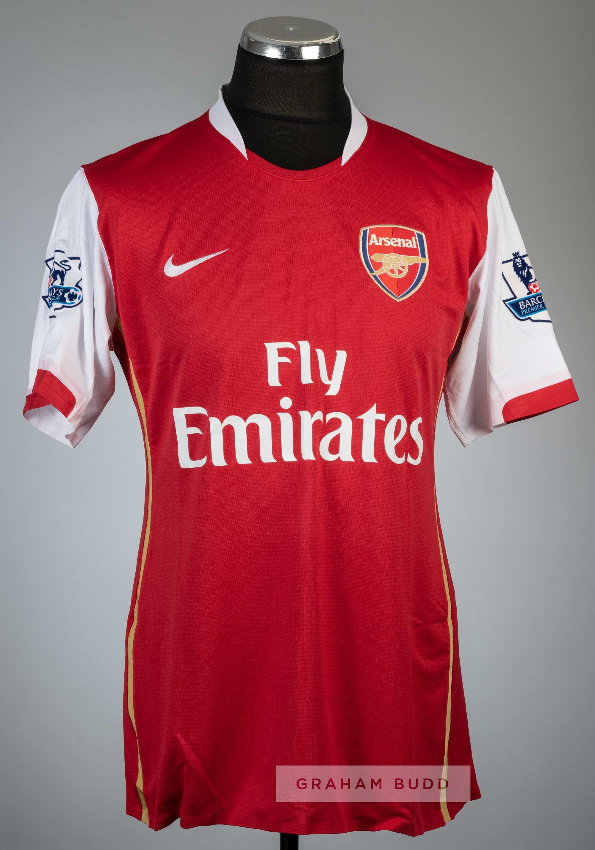 Cesc Fabregas red Arsenal no.4 jersey v Tottenham Hotspur, played at White Hart Lane, 15th September