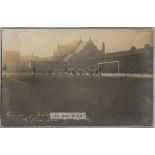 Everton v Southampton match postcard, circa 1900s, possibly the fixture on 7th March 1908, featuring
