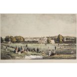 The Cricket Match Tonbridge School  published by Tattershall Dodd,  printed by Hullmandel &