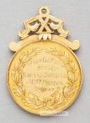 F.A. Cup winner's medal awarded to Newcastle United's trainer J.Q. McPherson,1931-32, obverse with