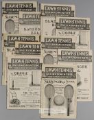 A collection of ten early editions of “The Lawn Tennis and Badminton magazine, circa 1906,