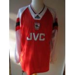 Kevin Campbell red Arsenal No.7 jersey season from the inaugural season of the Premier League in