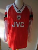 Kevin Campbell red Arsenal No.7 jersey season from the inaugural season of the Premier League in
