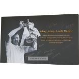 Leeds United1972 FA Cup Winners signed canvas featuring an image of Billy Bremner holding the FA Cup
