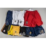 Collection of football shorts,  comprising black Bradford City Bantams shorts, with club crest, size