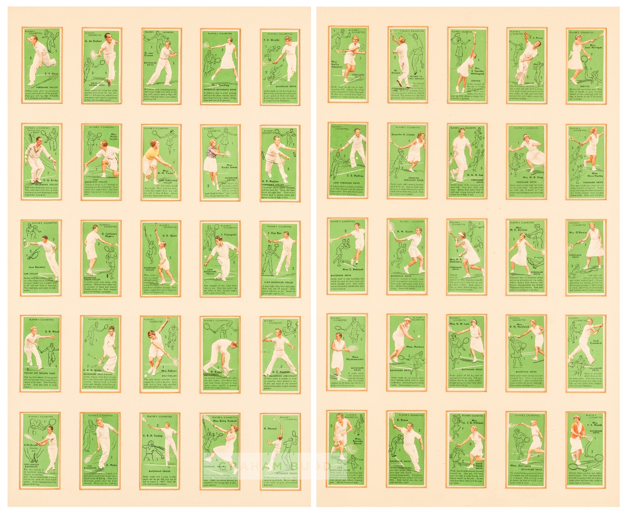 Collection of tennis related framed prints, including "Lawn Tennis trials of the umpire at a ladies'