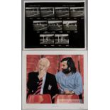 Two George Best related items, comprising "Almost Full Time" limited edition print by Ralph Sweeney,