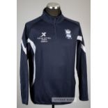 Player issue navy Birmingham City Carling Cup final tracksuit top v Arsenal, played at Wembley, 27th