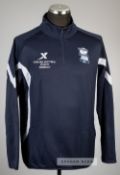 Player issue navy Birmingham City Carling Cup final tracksuit top v Arsenal, played at Wembley, 27th