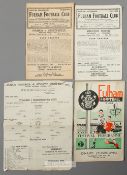 A collection of approx. 372 Fulham home programmes dating between seasons 1945-46 and 1960-61,