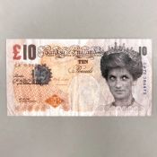 Banksy (British, b.1974) 'Di Faced Tenner' 2005, Offset lithograph in colour. Loose, unframed,