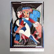 David Hockney (British, b.1937) 'Tyler Graphics retrospective, An Image of Celia' vintage poster,
