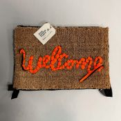 Banksy (b.1974) 'Welcome Mat', 2020, Hand-stitched fabric from life vests abandoned on the