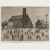 Laurence Stephen Lowry RBA RA (British, 1887-1976) 'St Mary’s Beswick', Signed Limited edition of