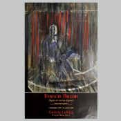 Francis Bacon (British, 1909-1992) 'Papes et autres figures, Galerie Lelong 2000' Exhibition Poster,