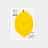 David Shrigley (British, b.1968) 'When Life gives you a lemon', Lithograph. Unframed, measures 80 by