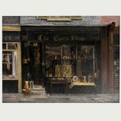 David Shepherd CBE FRSA FGRA (British, 1931-2017) 'The Curio Shop, 2, London', 1955, Oil on