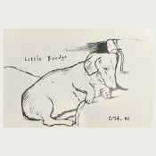 David Hockney OM CH RA (British, b.1937) 'Little Boodge', 1993, Lithographic poster, published by